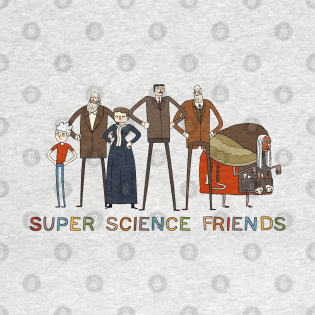 Super Science Friends by alened